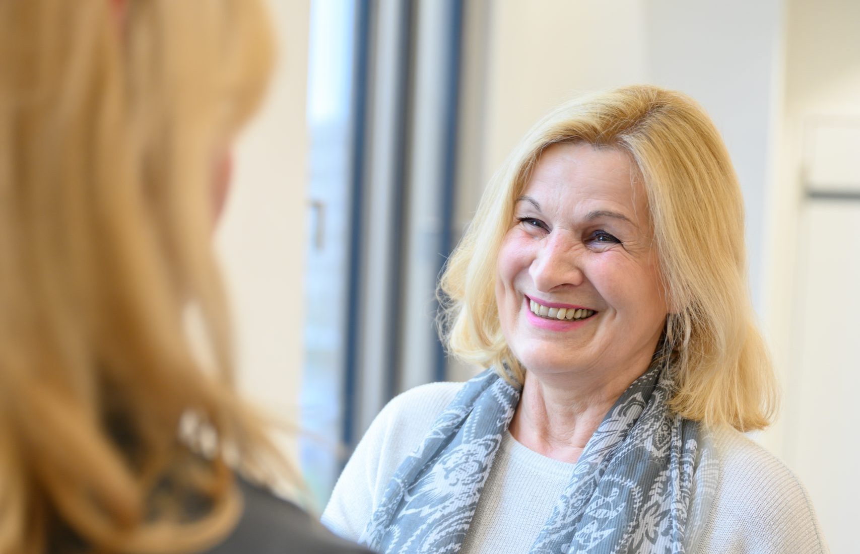 Knochendichtemessung Patienten Arzt Gespräch München